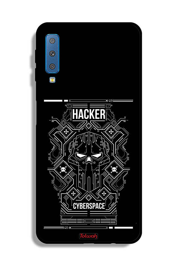 غطاء حماية لهاتف Samsung Galaxy A7 (2018) Cyberspace
