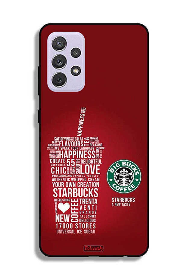 Samsung Galaxy A72 5G Protective Case Cover Coffee Sticker