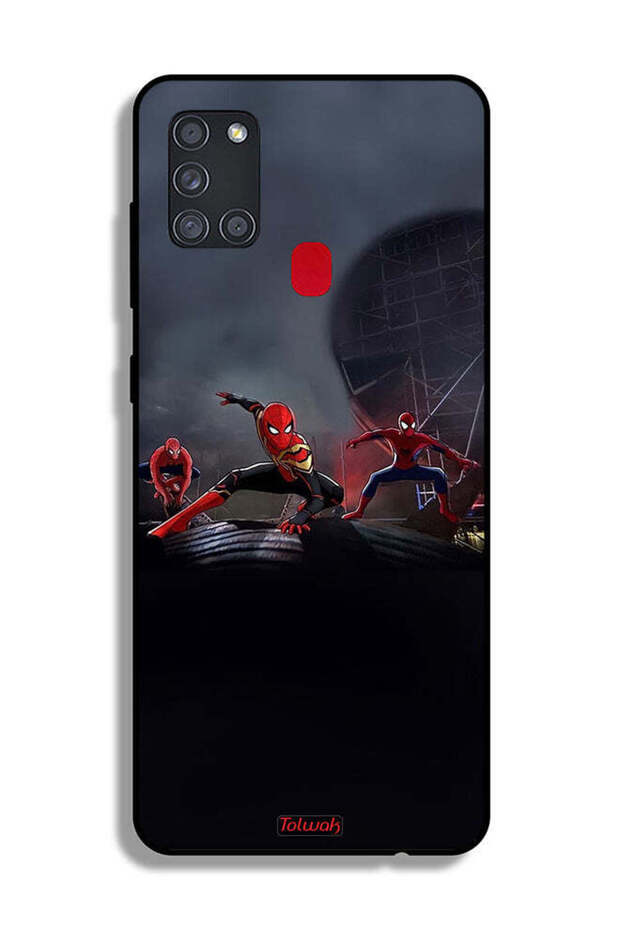 Samsung Galaxy A21s Protective Case Cover Three Spiders