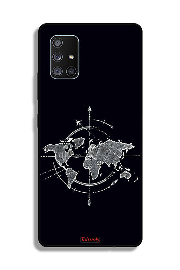 Samsung Galaxy A71 5G Protective Case Cover Compass Art