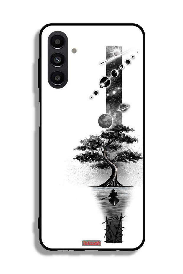 غطاء حماية لهاتف Samsung Galaxy A04s بتصميم فن الأرض والفضاء