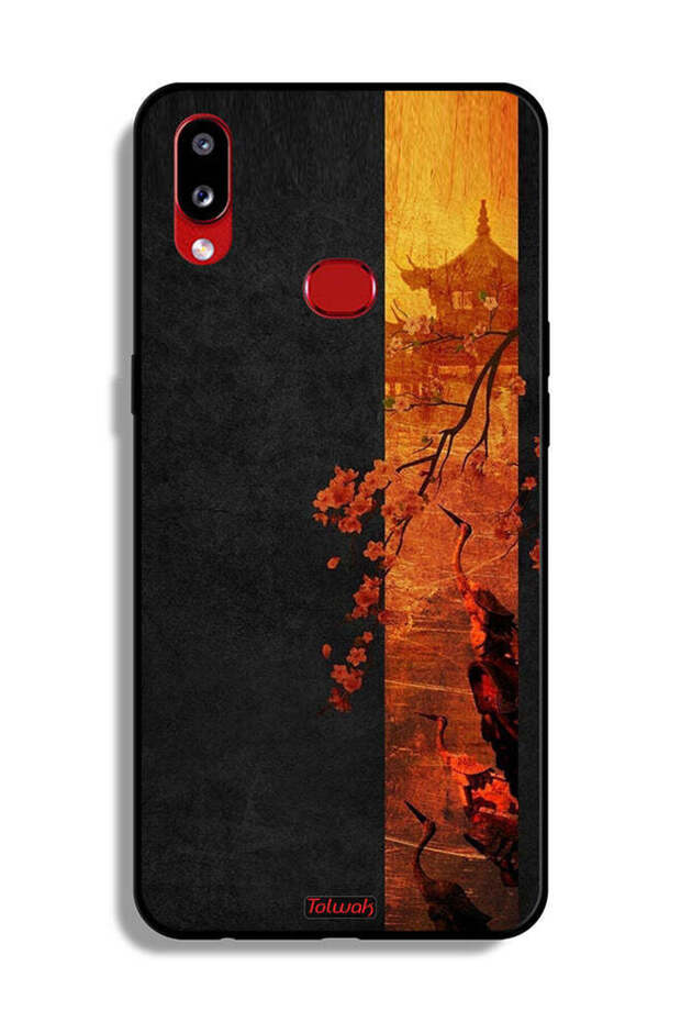 Samsung Galaxy A10s Protective Case Cover Autumn Colors Art