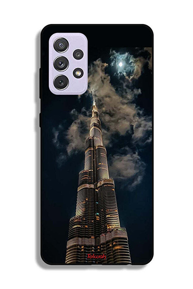 Samsung Galaxy A72 5G Protective Case Cover Burj Khalifa In Night