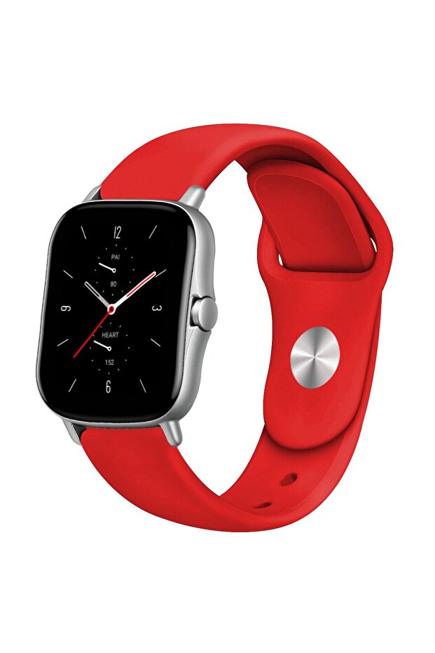 Apple Watch 49mm 46mm 45mm 44mm 42mm | Silicone Sport Bands | Red