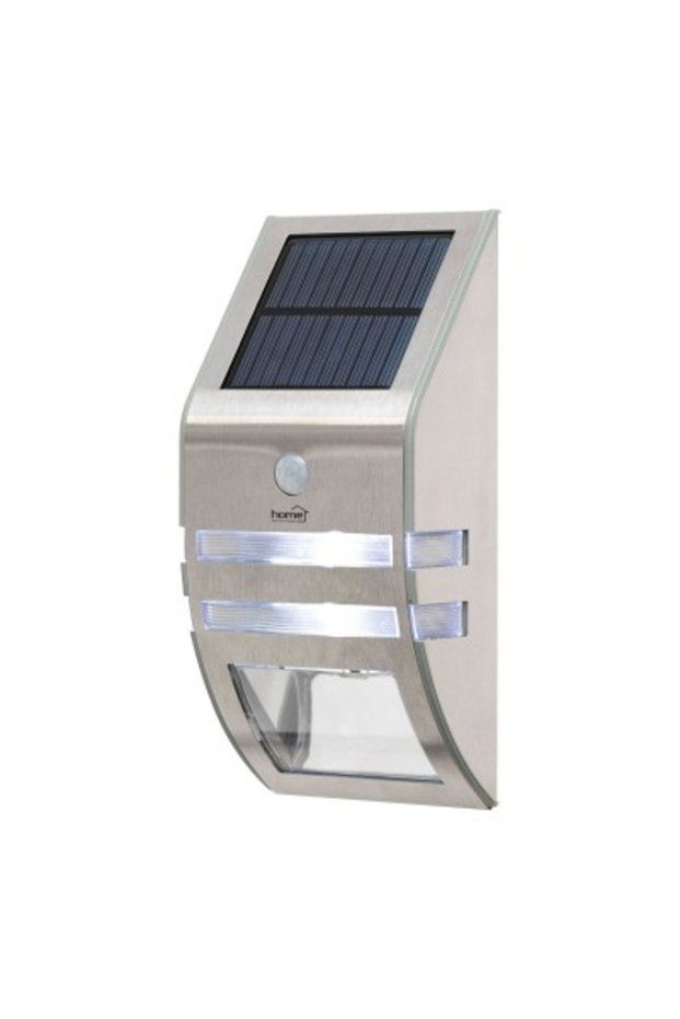 Solar LED floodlight, with motion sensor, cool white light