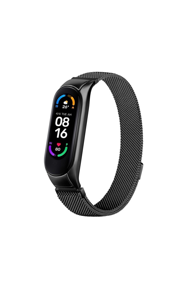 Xiaomi Band 6 /5 | Milanese Watch Band Strap | Black