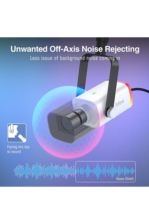 Gaming XLR/USB Microphone Kit, Streaming Dynamic Microphone Set for PC/PS5, Computer Mic for - 7
