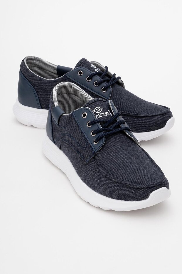 Men's Denim Shoes Blue White