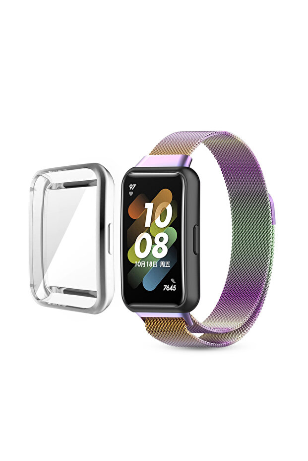 Huawei Watch Band 7 | Milanese Watch Band Strap +TPU Watch Case | Multicolor