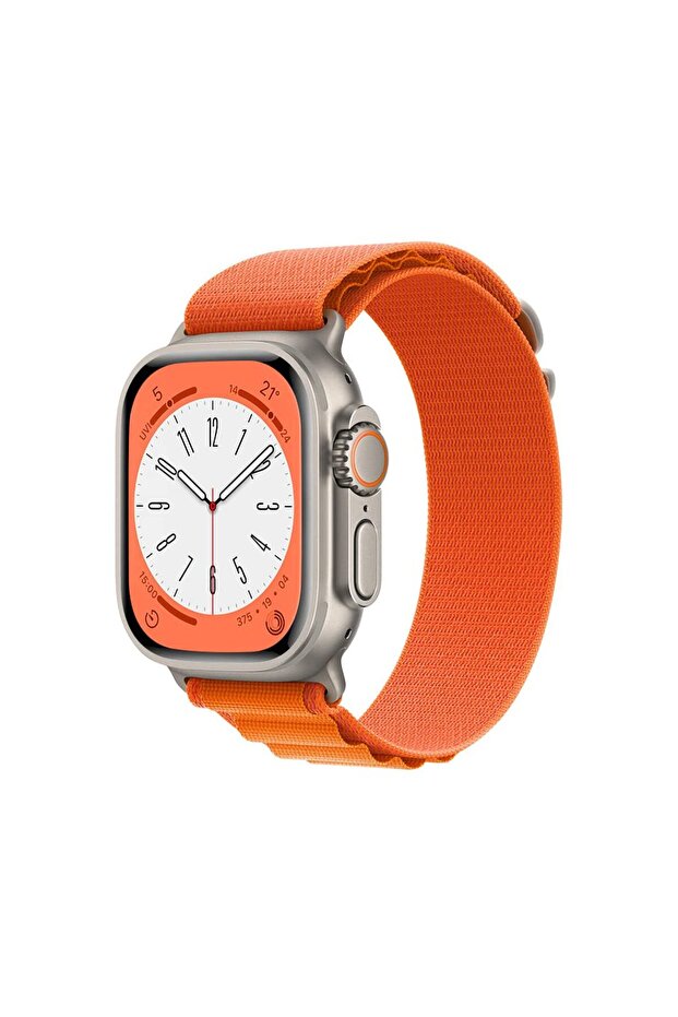 Apple Watch Ultra 49mm / 45mm / 44mm / 42mm | Alpine Loop Watch Band Strap | Orange