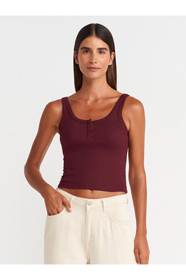 21096 Askılı Top-Bordo - 1
