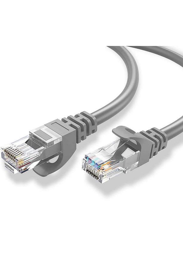10 Metrelik Cat6 Lan Fabrikasyon Internet Data Kablosu(Ethernet Modem RJ45 Uçlu Jacklı Network Adsl) - 4