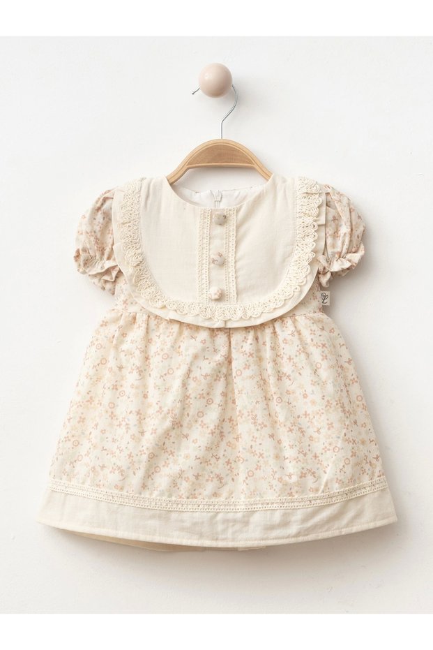 Button Detailed Baby Girl Dress