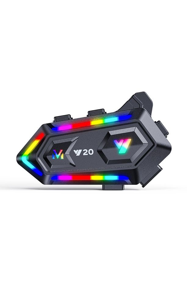 Y20 RGB Kask intercom Bluetooth Kulaklık Seti - 1