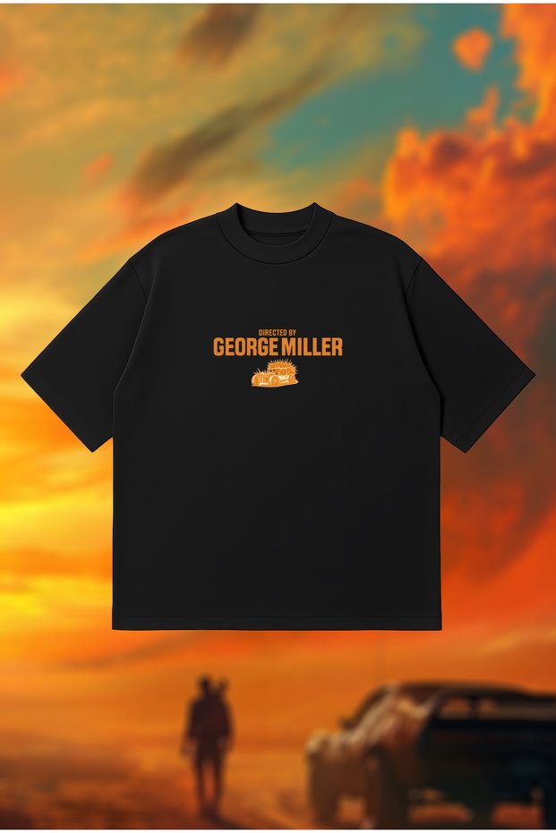 Directed by George Miller Boxy Fit Oversized Unisex 100% Cotton-Pack T-Shirt – Printed T-Shirt | Streetwear