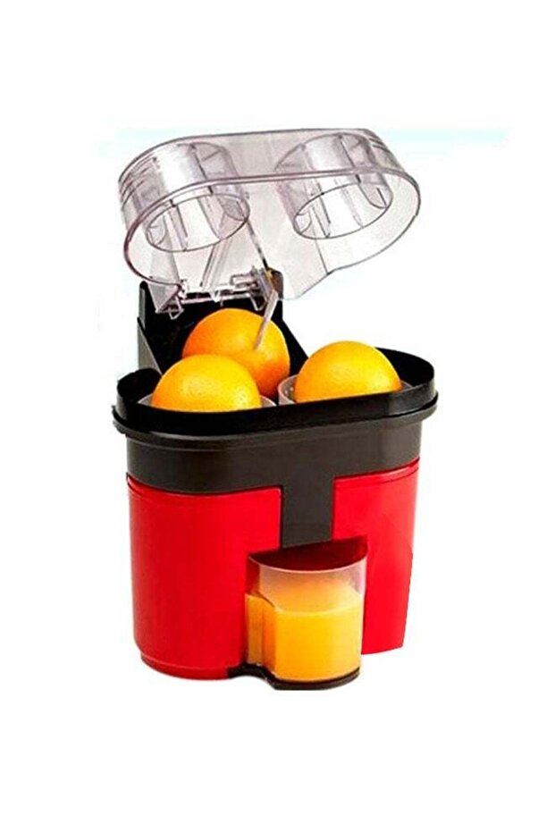 Countertop Orange Cutter And Juicer Electric Orange Cutter & Juicer Red/Black