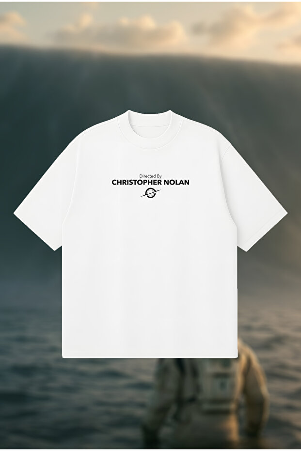 Directed by Christopher Nolan Boxy Fit Oversize Unisex Tshirt – Printed T-Shirt | Streetwear