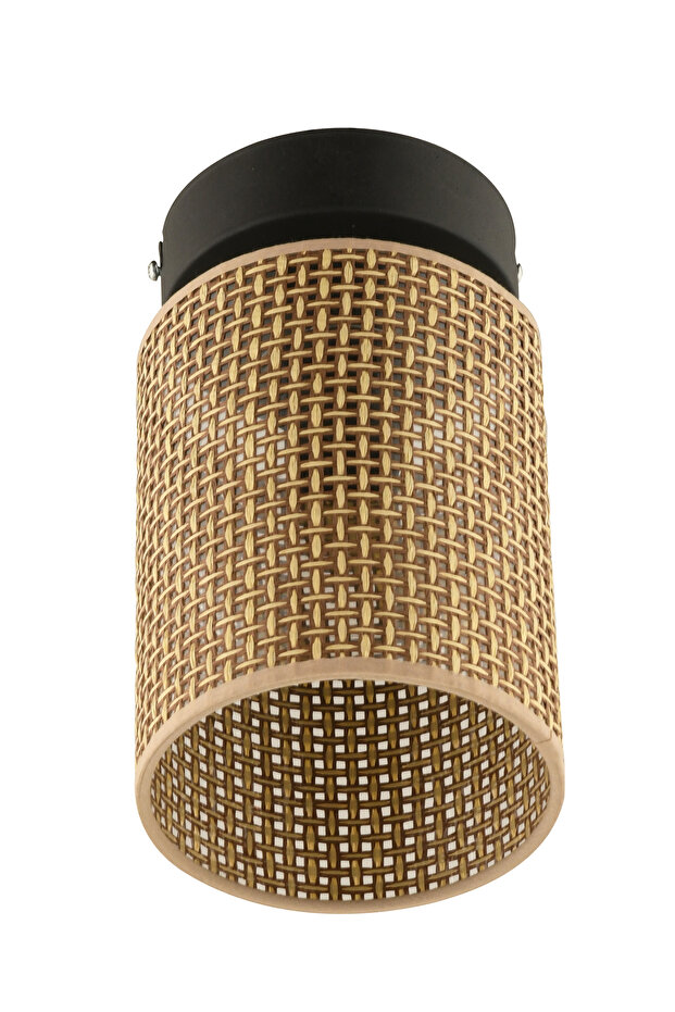Nisa Luce Zenno Hasır Plafonyer avize-kahve - 5