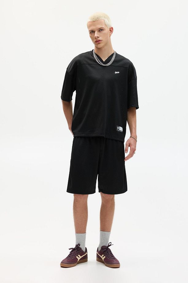 File jogger bermuda - 2