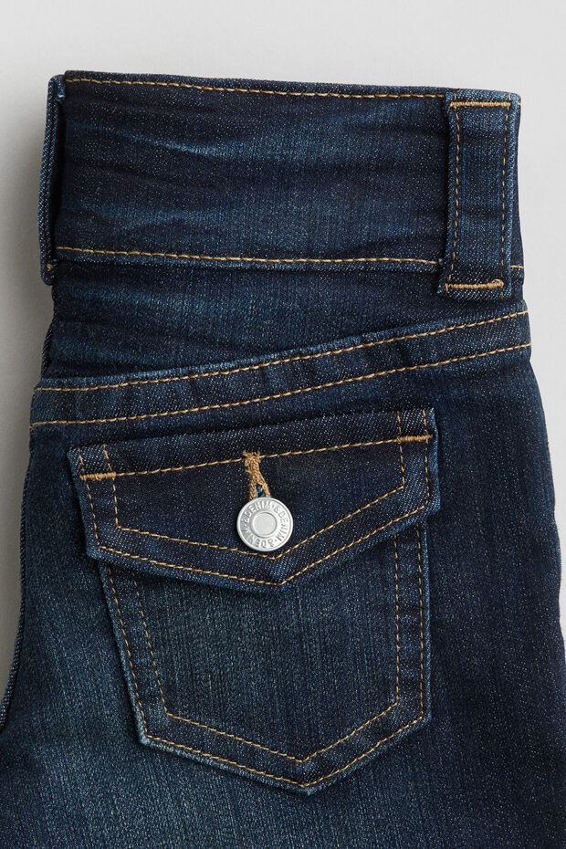 Bootcut Leg Low Jeans - 5