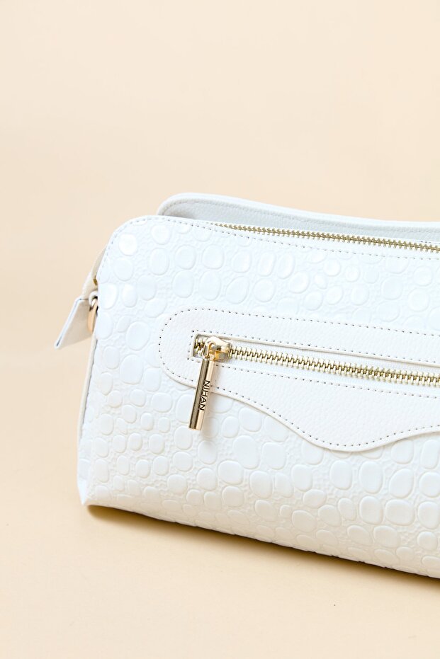 Çapraz Askılı Çanta Ekru - 4