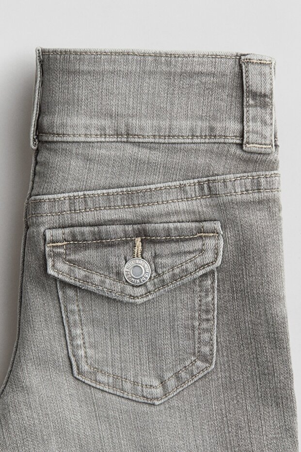 Bootcut Leg Low Jeans - 5