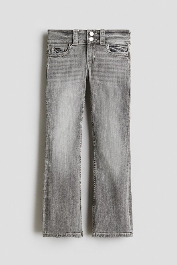 Bootcut Leg Low Jeans - 3
