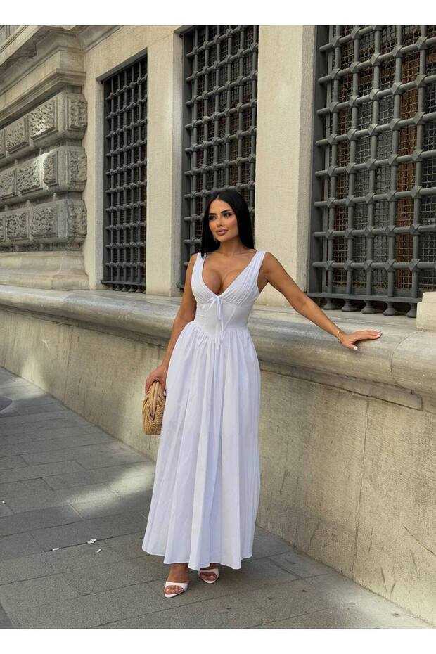 Women's Chiffon Premium Lace-Up Summer Dress