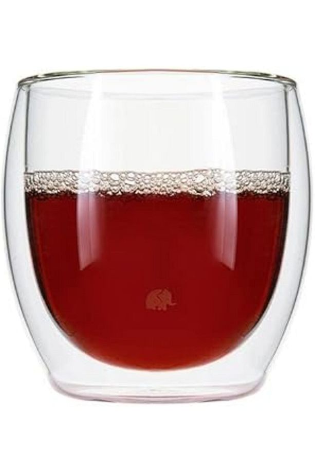 Jumbo Glory Double Wall Çift Cidarlı 2'li Oval Bardak - 250 ml - 1