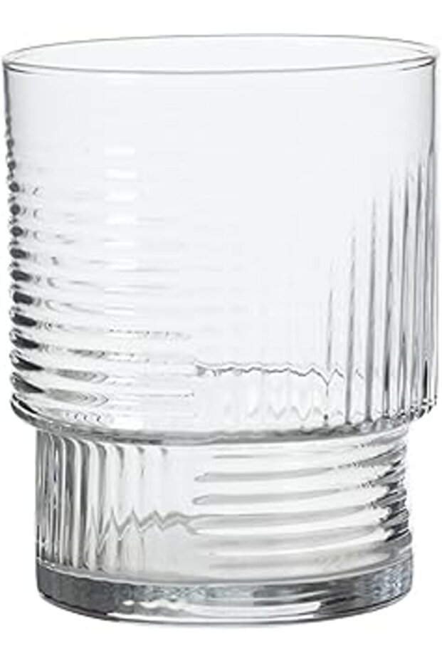 Şeffaf 3'lü Stackable Bardak Seti, 325 ml, şık ve pratik kullanım için ideal - 1