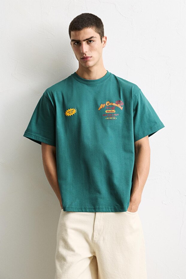 Ay Carmela yeşil tişört - 2