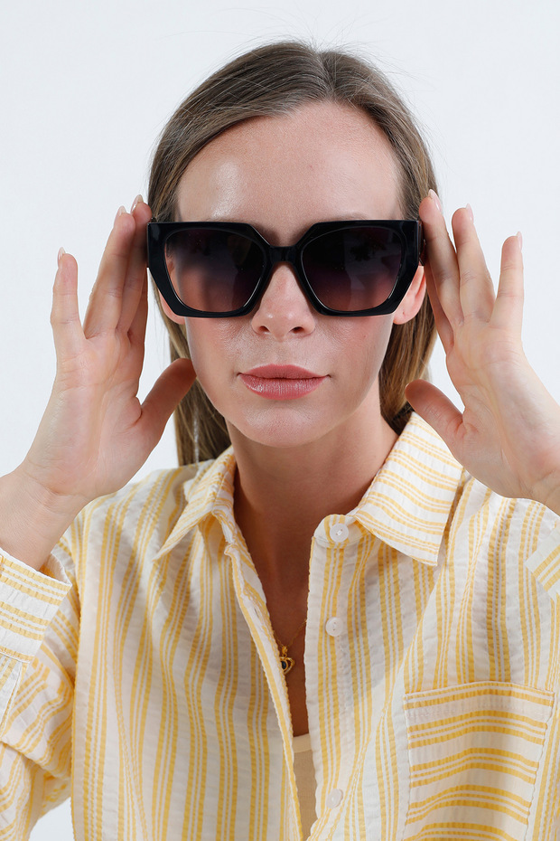 نظارات شمسية بإطار سداسي - 3