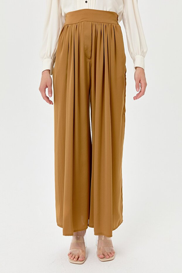 Etek Pantolon Camel - 5