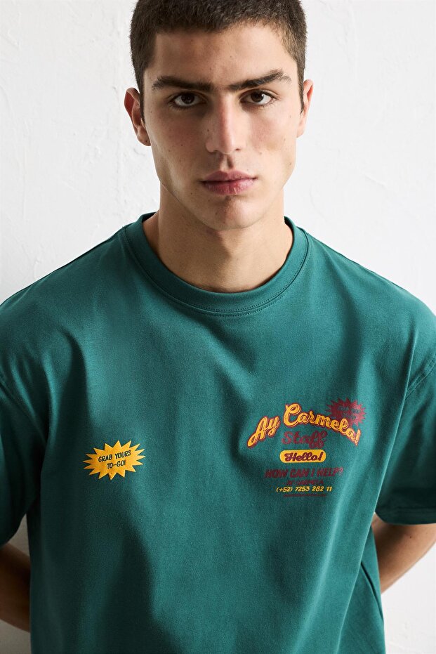 Ay Carmela yeşil tişört - 6
