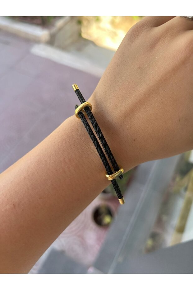 Adjustable Wicker String Bracelet - 2