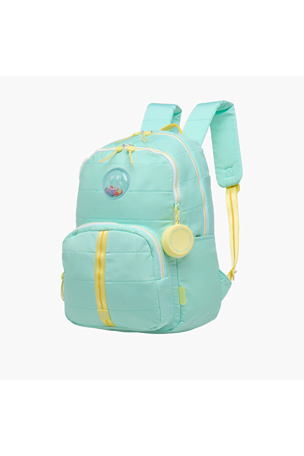 حقيبة ظهر مايفير الصلبة مع أحزمة كتف قابلة للتعديل وسحاب للإغلاق - 42 × 30 × 15 سم - 2