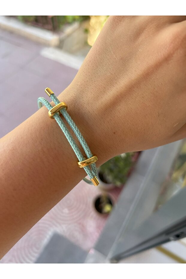 Adjustable Wicker String Bracelet - 2