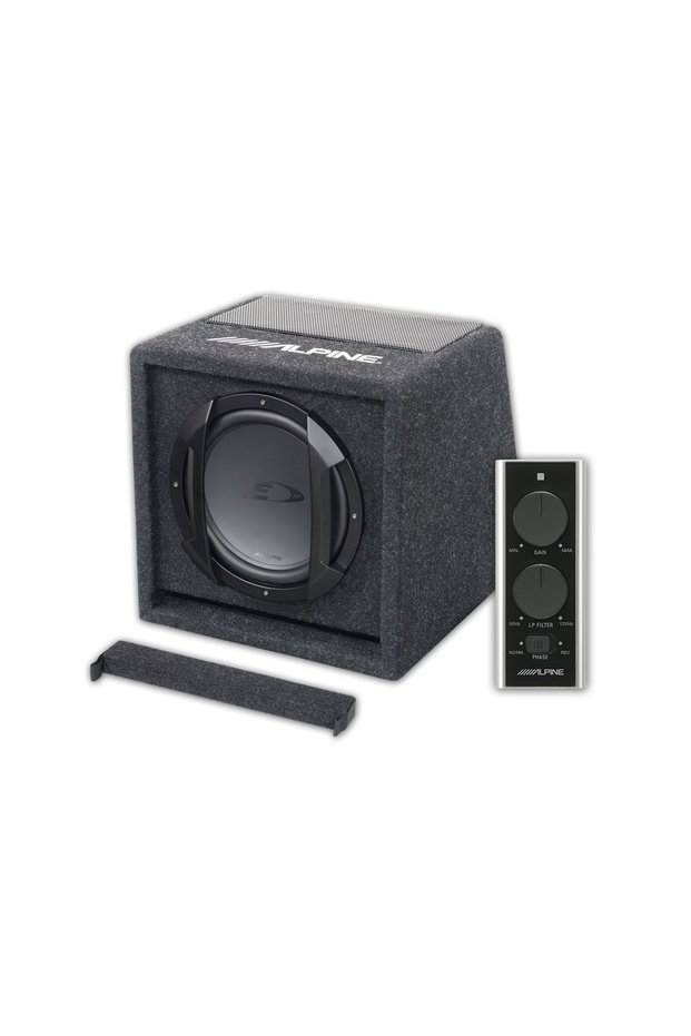 Alpine SWE-815 amplified car subwoofer, 20 cm, 300W
