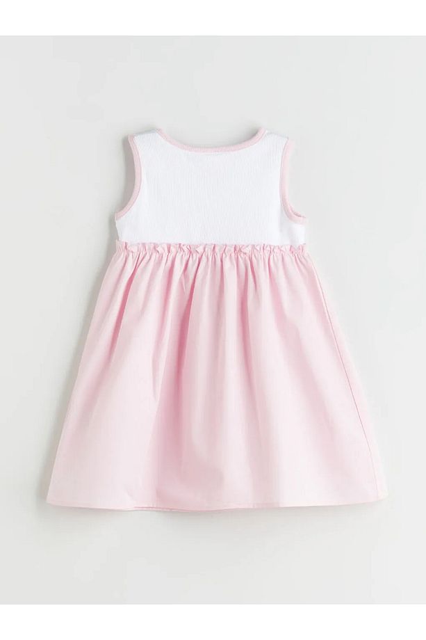 LCW Kids Ekru Hello Kitty Baskılı Kız Çocuk Elbise - 2