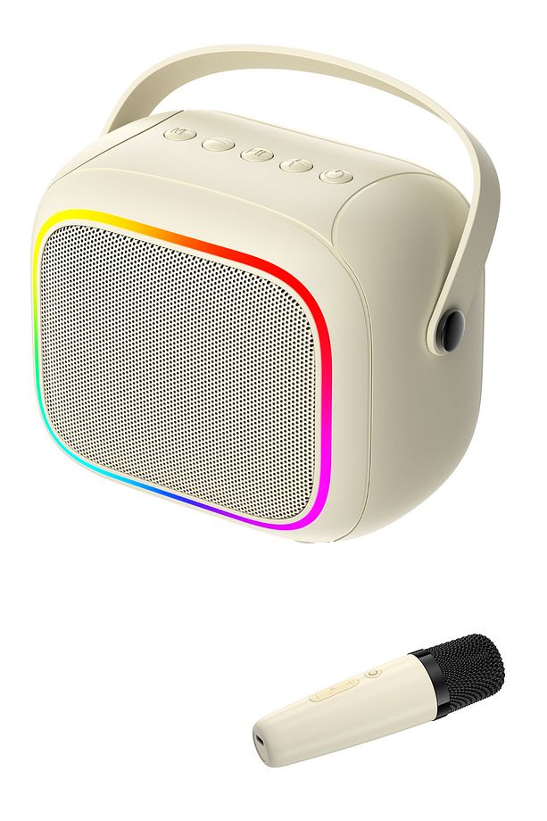 SK818BT RGB Mikrofonlu Bluetooth Hoparlör 5 Modlu Ses, Bluetooth 5.4, Karaoke - 1