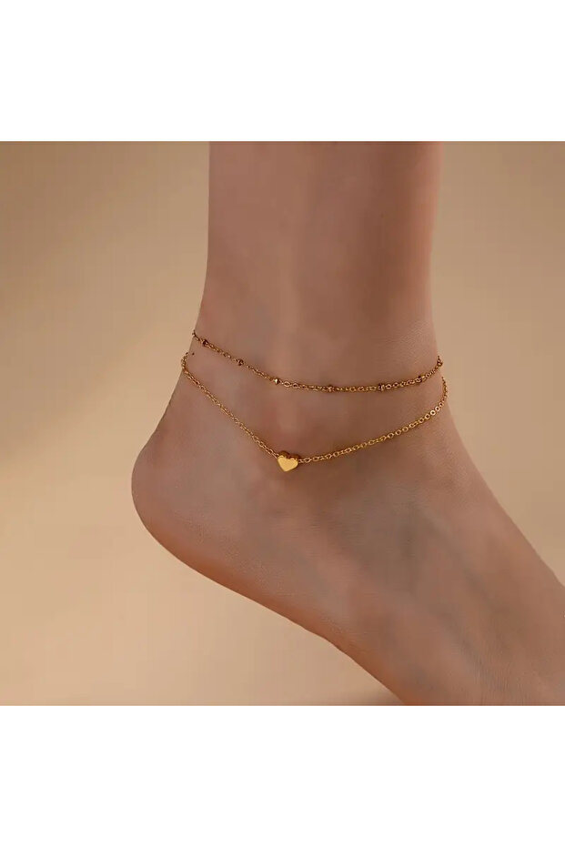 Gold Star Anklet