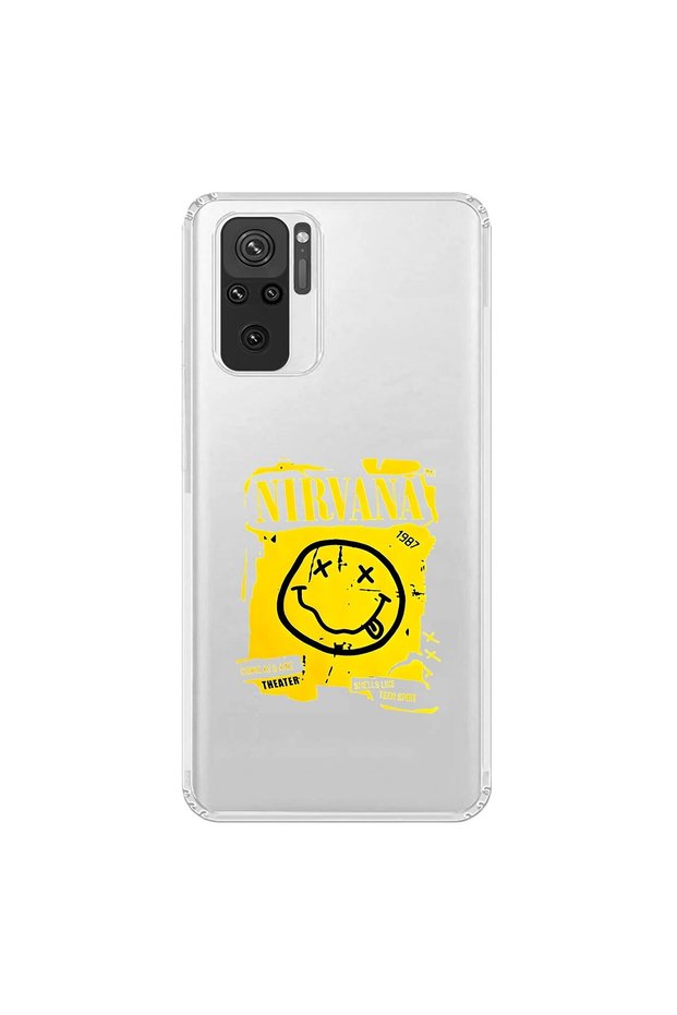 Xiaomi Redmi Note 10 Compatible Transparent Case with Nirvana Design