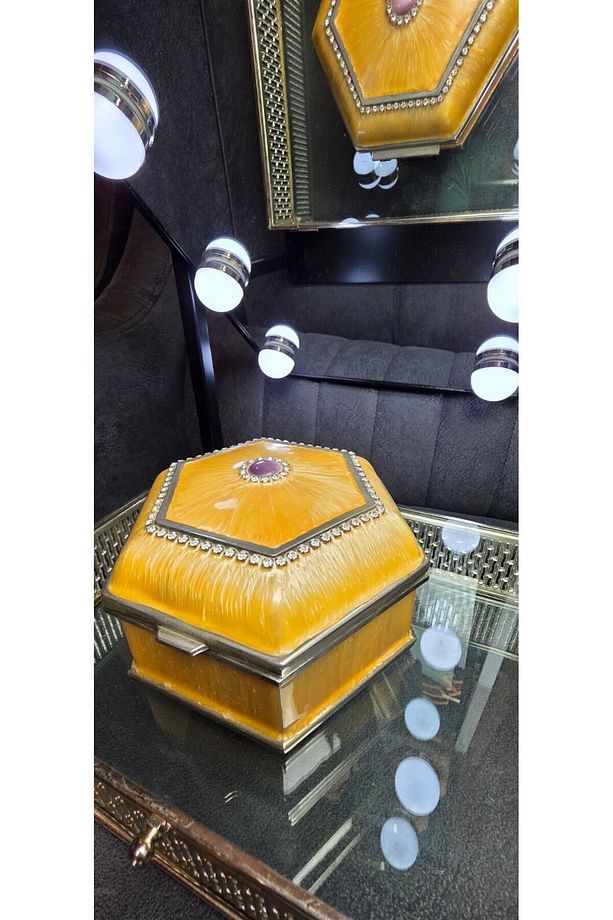 Marka Orjınal Avrupa Ahşap Takı Kutusu 14x8 Boyut - 2