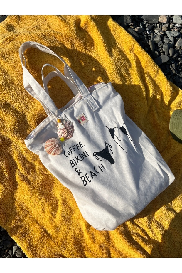 حقيبة قماشية منقوشة صيفية - 1