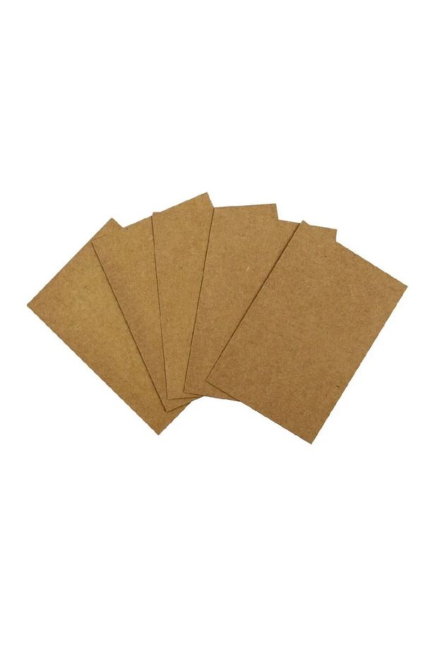 Kraft 200 Adet 8x5 Boş Kartvizit - Not Kağıdı - Baskısız Kartvizit - 1.Kalite - 2