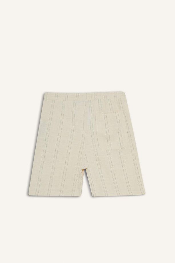 Relax Fit Pamuklu Bermuda Şort E1735AX25SM - 3