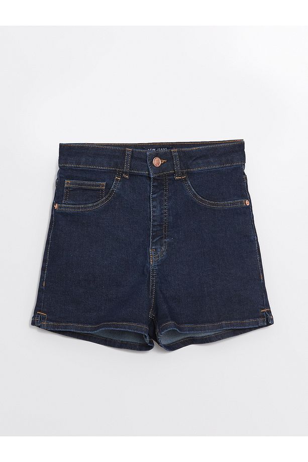 Dar Fit Kadın Jean Şort - 5