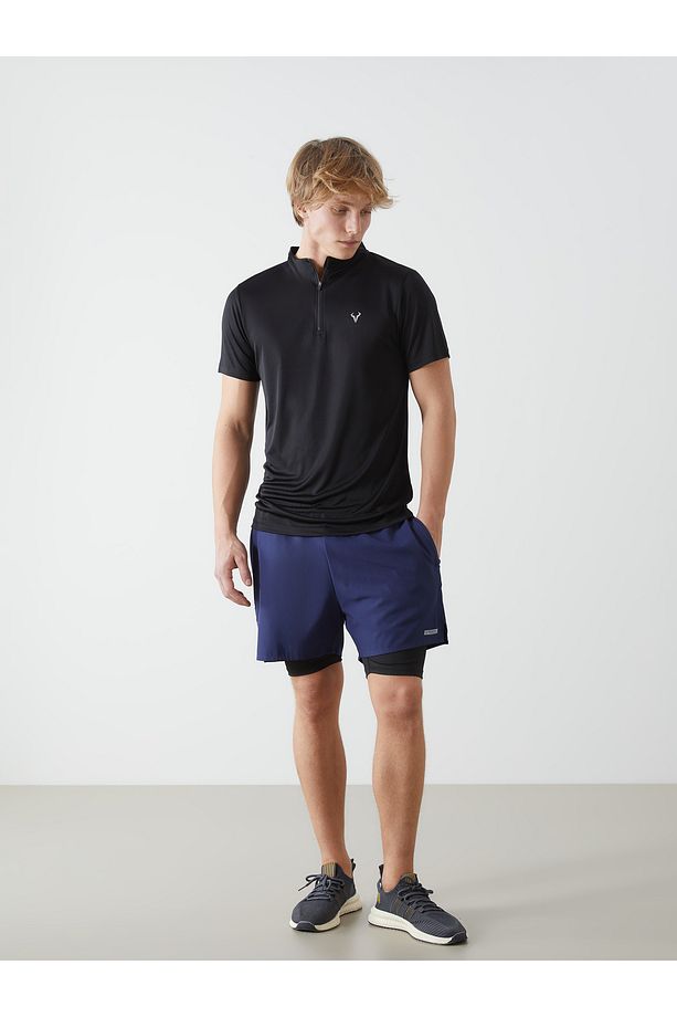 Slim Fit Erkek Taytlı Şort - 1