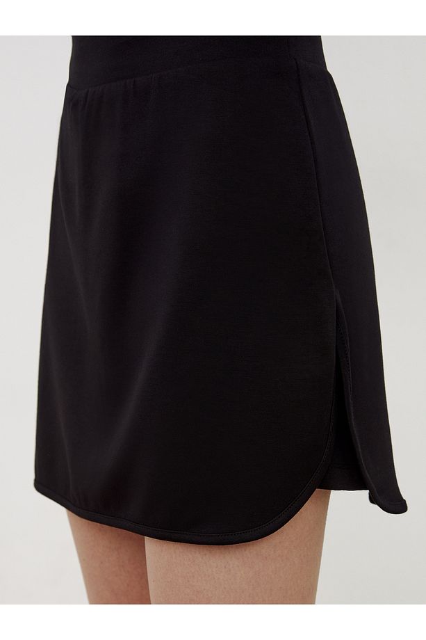 Beli Lastikli Spor Şort Etek - 3