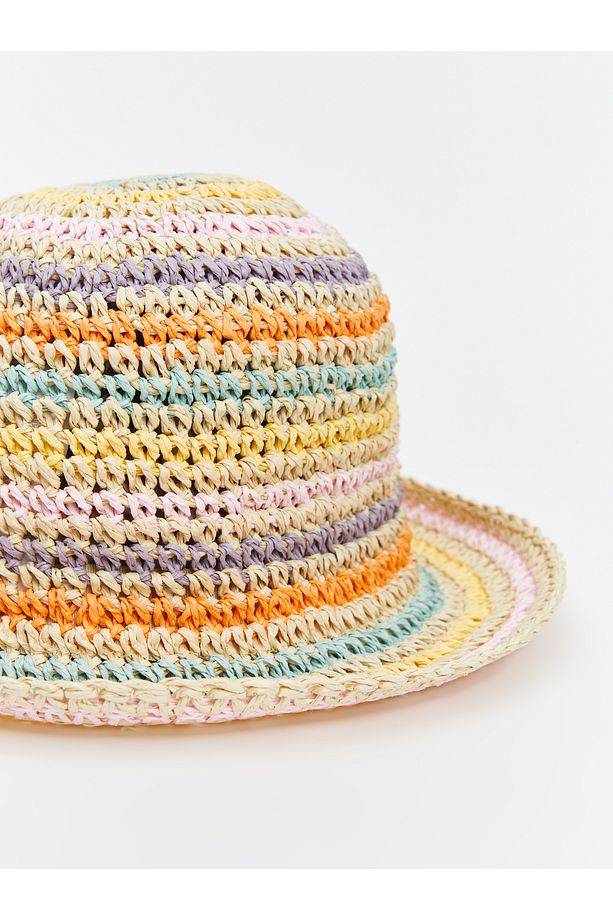 LCW ACCESSORIES Kız Çocuk Hasır Şapka - 3